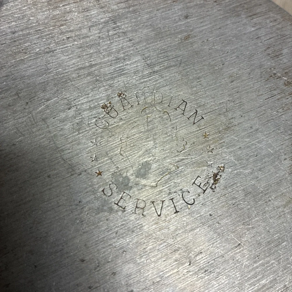 Vintage Guardian Service Pot Hammered Aluminum ‎ 6.75